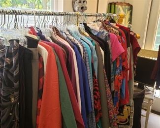more clothing, total of 5 racks plus a closet