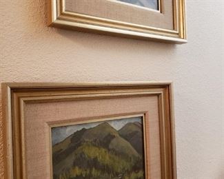 nice framed signed art