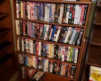 VHS and three empty racks for them