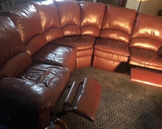 Leather Sectional