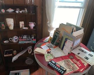 Vintage Automotive Ephemera, Watercolors, Ceramics, Candles and Fine China