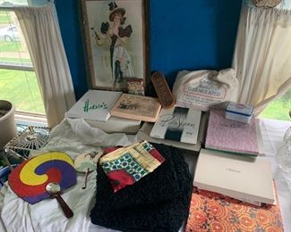 Vintage Linens & Stockings, - Some New Old Stock