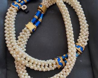Schlumberger Pearl Necklace