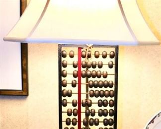 Abacus lamp