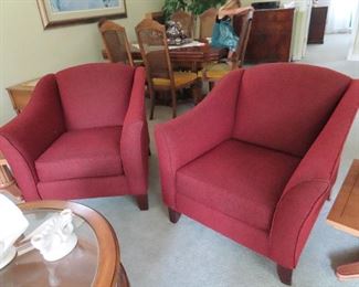 Pair Midcentury Arm Chairs