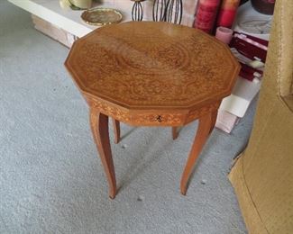 Antique Lock Jewelry Table