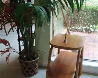 Side Table - Artificial Plant