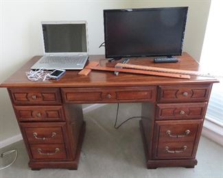 Desk - TV - Dell Laptop