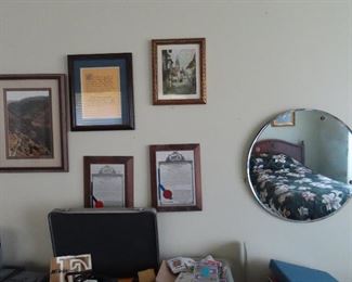 Vintage Round Mirror - Pictures