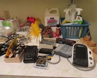 Batteries - Cleaning Supplies  - Blood Pressure Machine