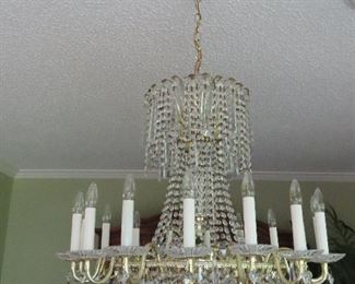 Gorgeous Large Crystal Chandelier 