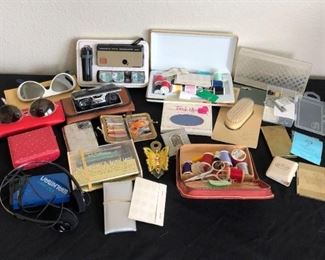 Vintage Items, camera, opera glasses and more
