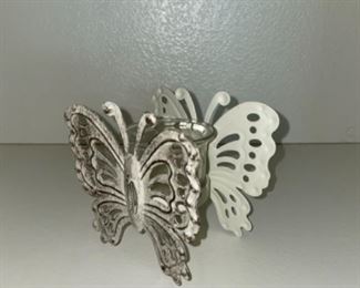  Metallic Decorative Butterfly Candle Holder