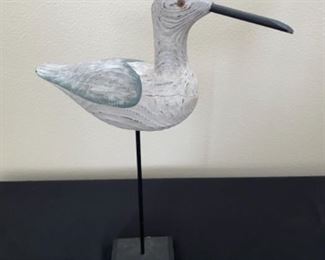Wooden Coastal Bird Stand