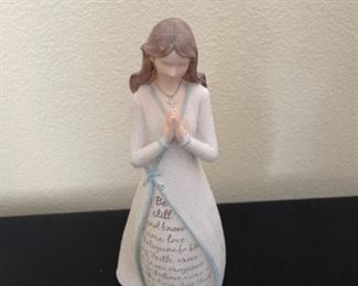 Praying Woman Figurine 