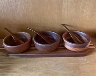 Wood Kitchen Condiment Containers