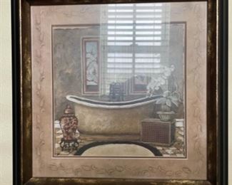 Bath Tub Wall Art Framed Print