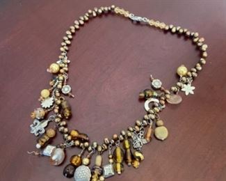 Costume Assorted Pendants Necklace