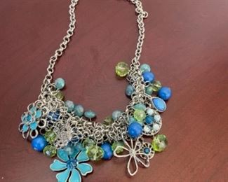 Costume Flower Necklace