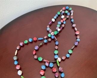 Costume Colorful Bead Necklace