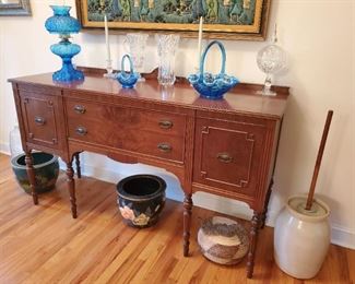 Antique Mahogany Buffet 