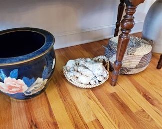 Indian woven baskets