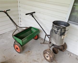 Seed spreader , fertilizer  spreader