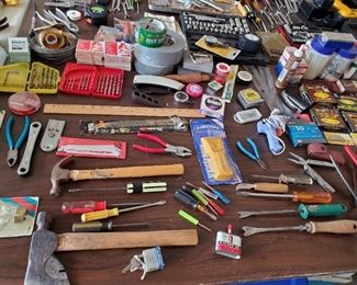 Lots of hand tools , shop supplies 