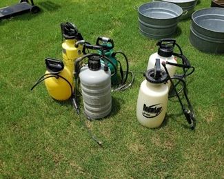 Lawn sprayers