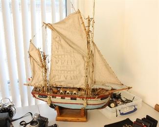 Model Whaling Ship