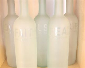 Etched Glass Bottles