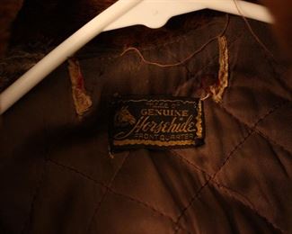 Vintage Men's Leather Bomber Jacket