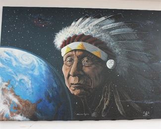 South Dakota Native American Painting