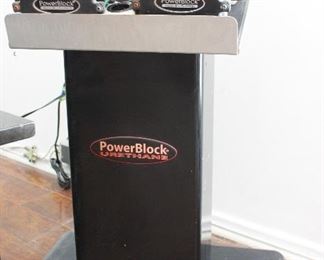 Power Block Dumbbells with Stand