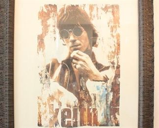 Keith Richards Gered Mankowitz Limited Edition Print
