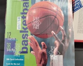 Vintage Basketball Cards Sealed Boxes 1995-1996
