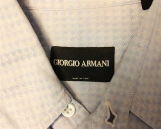 Vintage Armani Men's Dress Shirt