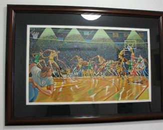 Fastbreak by Ernie Barnes Signed Numbered