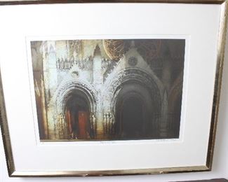 Cathedral Photo Signed Numbered