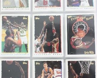 Vintage 1990's NBA Basketball Trading Cards, Fleer, Upper Deck