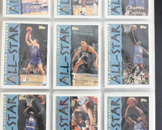 Vintage 1990's NBA Basketball Trading Cards, Fleer, Upper Deck