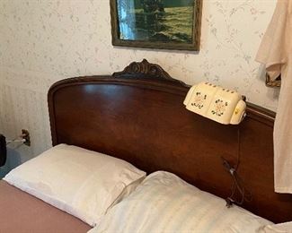 Owosso made bed/Estey Furniture Company (part of 3 pc. set)