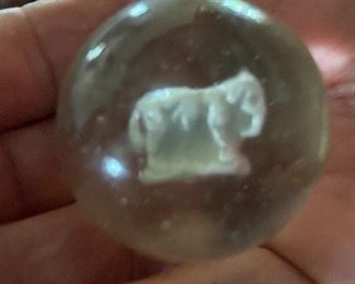 Sulfide elephant marble