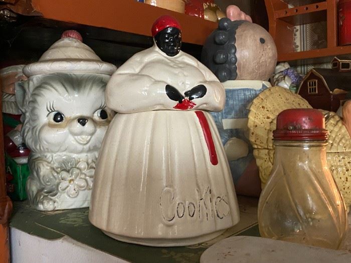 Black americana cookie jars 