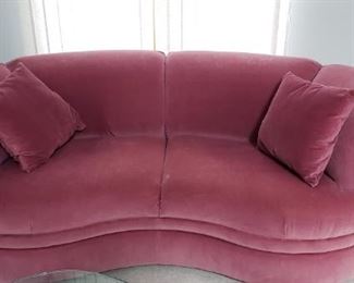 velvet sofa