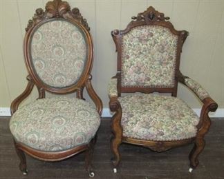Antique Parlor Chairs