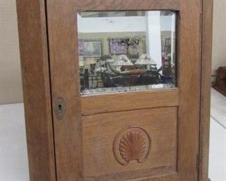 Oak Wall Mount Cabinet