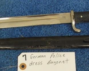 German Police Dress Bayonet 