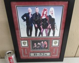 B-52's Band Autographed Photo w/Certificate