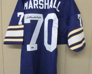 Jim Marshall Autographed Jersey - Certified 